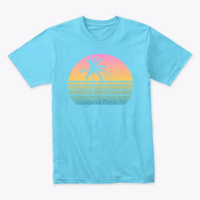 Laguna Beach Sunset Graphic