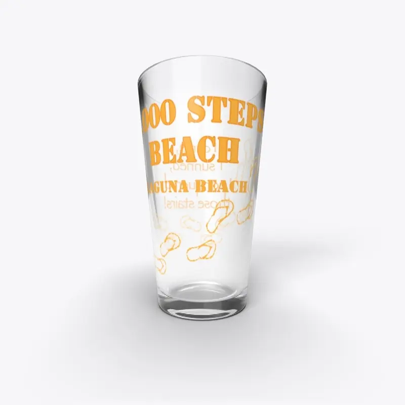 Thousand Steps Beach Pint Glass